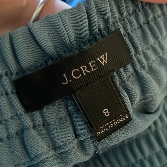 J. Crew Reese Pull On Pant Crepe Newport Blue - Picture 6 of 6